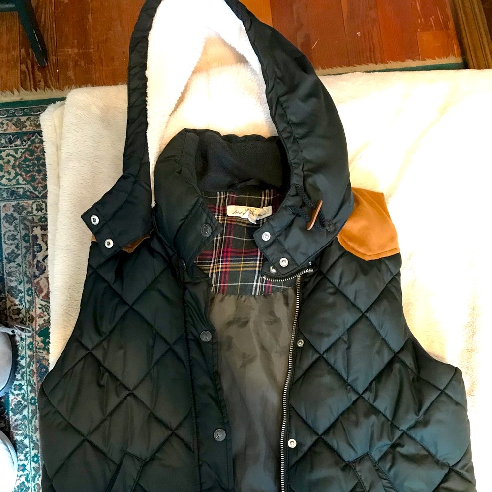 Dark green vest, H&M, size 12